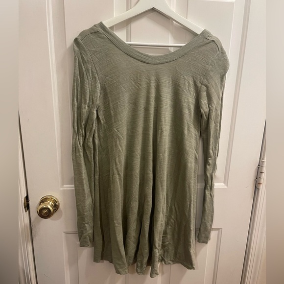 Free People green dress - Picture 1 of 6
